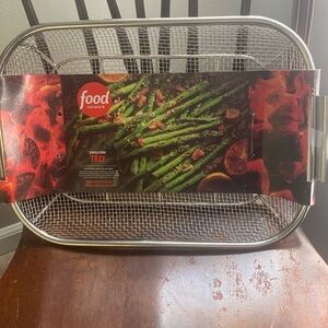 Large Stainless Steel Grill Pan/ Roaster Insert NWT